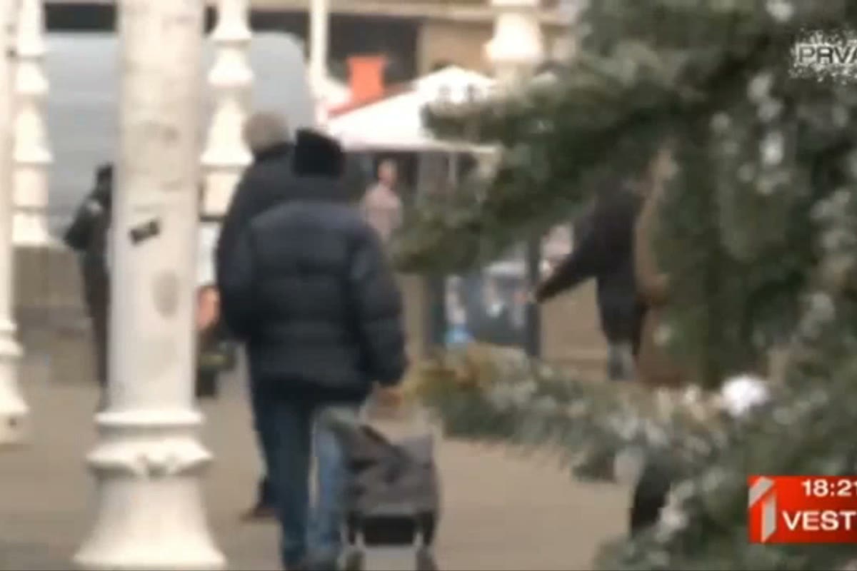 Frame from the documentary Sarajevo, Zagreb, Belgrade